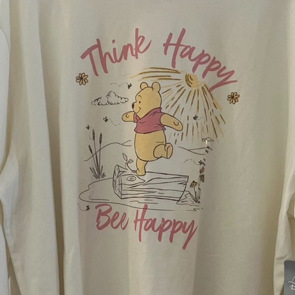Disney Woman's Plus-size Winnie The Poo Long Sleeve Blouse Sz 4XL - Picture 4 of 7